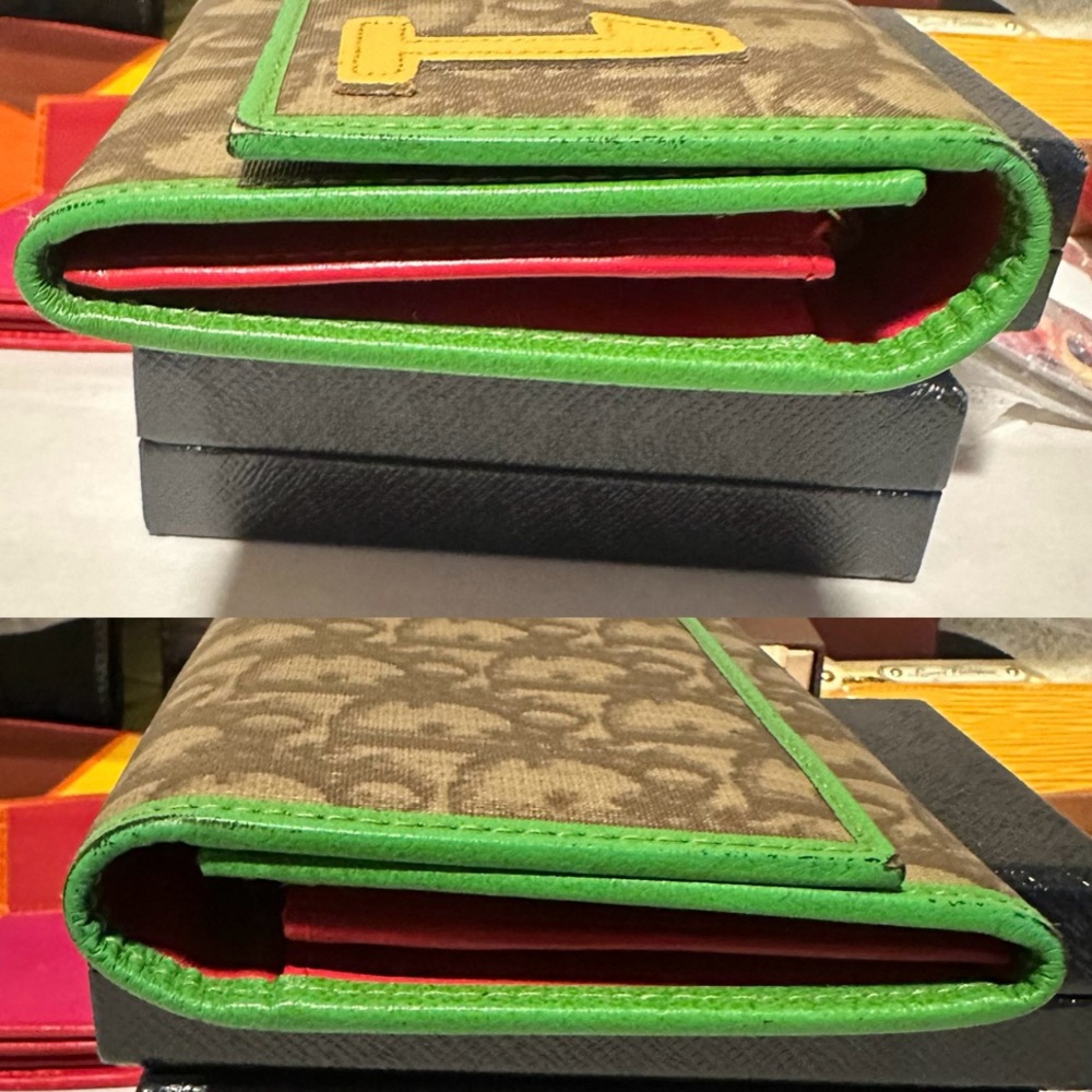 VINTAGE CHRISTIAN DIOR Monogram #1 Flap Wallet - Picture 3 of 10